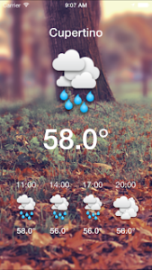 Swift Language Weather is an iOS weather app developed in Swift 4.
