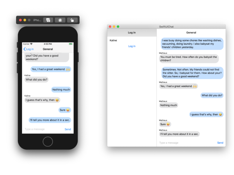 SwiftUI Chat App with User Authentication